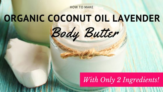 Here's how to use raw organic coconut oil and lavender to create salon-worthy body butters! Only 2 ingredients - make it today with ingredients already in your pantry! From FrugalChicken