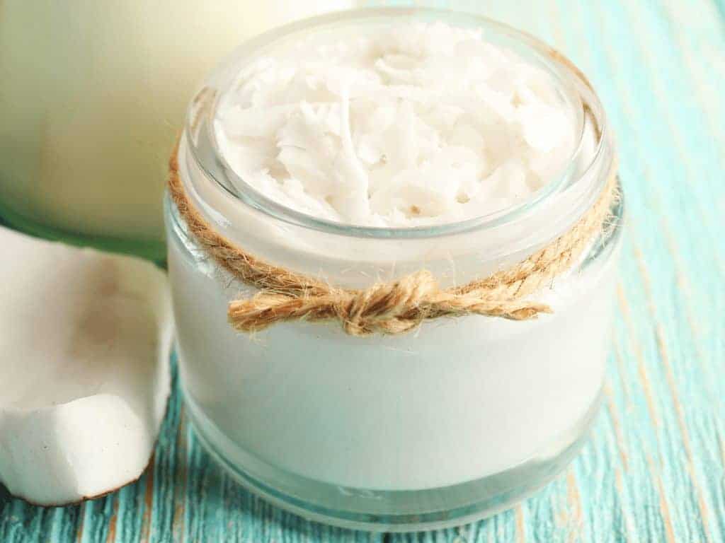Here's how to use raw organic coconut oil and lavender to create salon-worthy body butters! Only 2 ingredients - make it today with ingredients already in your pantry! From FrugalChicken