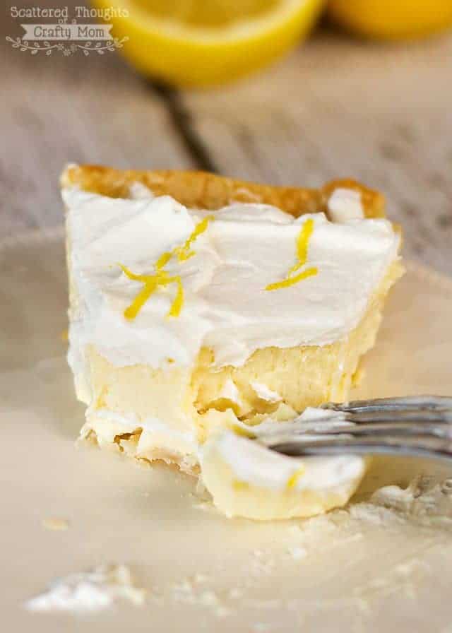 lemon and cheesecake pie