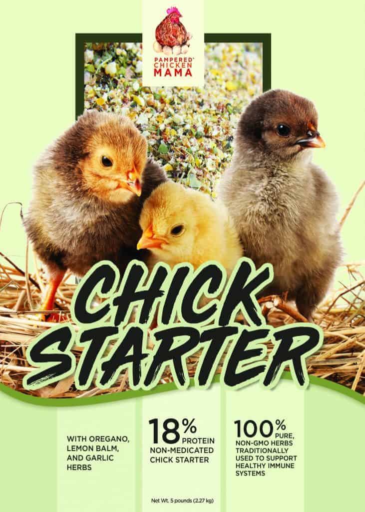 PCM Chick starter label