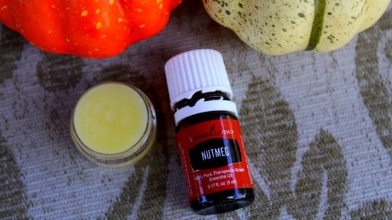 Pumpkin Spice Lip Balm is easy to make & you'll love how it smells!