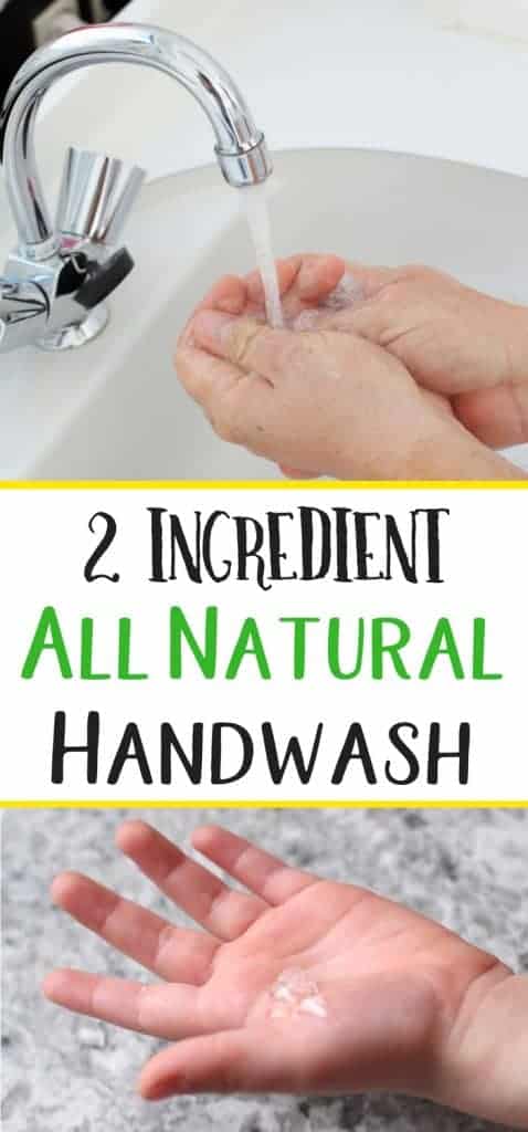 2 ingredient hand wash for kids