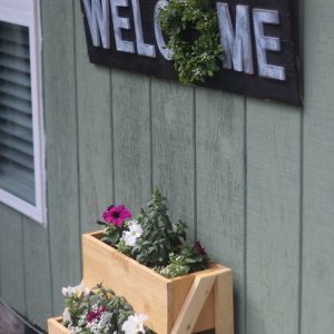 Rustic Welcome Outdoor Sign 2 Compressor