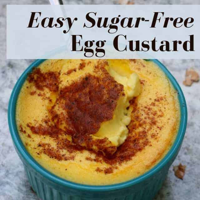 Perfectly YUMMY Sugar-Free English Egg Custard!