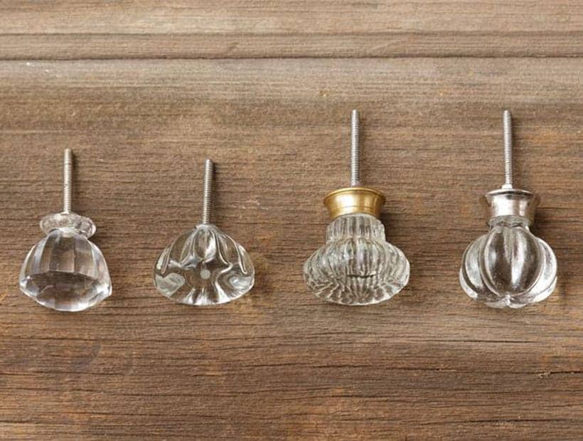 Assorted Glass Doorknobs Set Of 4 2