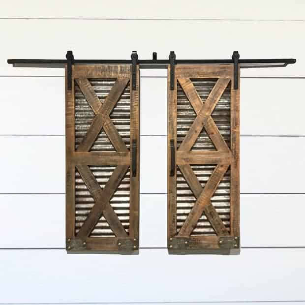 Sliding Barn Doors Wall Decor