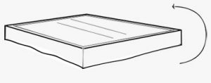 drawing of a sweetnight mattress